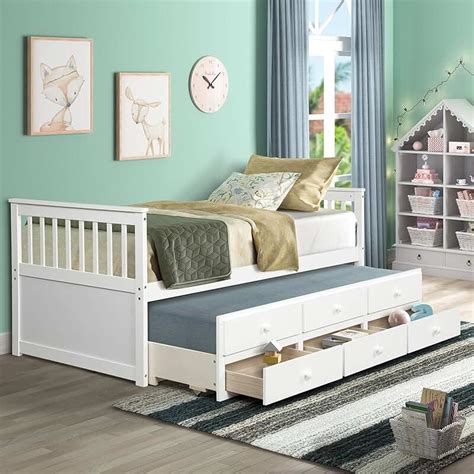 amazon trundle bed|amazon full size trundle bed.